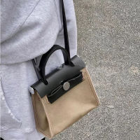 Mini Luxury Handbags Women Bags Designer Woman Canvas Panelled Flap Bag Top Handle Handbags Fashion Cross Body Bag Woman 2022