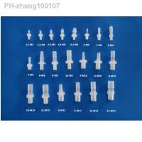 Plastic Pipe Fitting Pagoda Barb to M5/6/8/10/12/14/16 Male Thread Coupling Straight Fish Tank PP Hose Connector