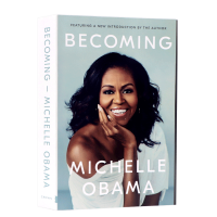 Authentic English version becoming by Michelle Obama became the ideal witness of Michelle Obamas autobiographical novel, biography of political public figures of the wife of the former president of the United States and female memoirs