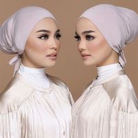 SUHUA หมวกอินเดีย แฟชั่น ผ้าโพกหัว headwrap ผูก กิริยา หลากสี หมวกฮิญาบ Underscarf ฮิญาบมุสลิม หมวกผ้าโพกหัว ผ้าพันหัวผ้าพันคอ ห่อหัว