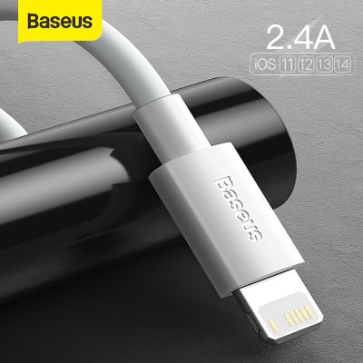 Baseus 2pcs USB Cable For iPhone 14 13 12 11 X XS XR 7 8 plus Charger USB Cable Fast Charging 1.5M Cables  Converters