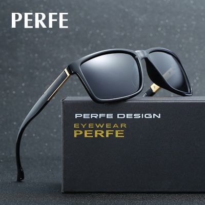 **ขายดี** 🥰แถมกล่อง+เชือก🥰PERFE แว่นตากันแดด ของแท้ แว่นกันแดด สินค้าส่งจากไทย TR90 RERFE PE305