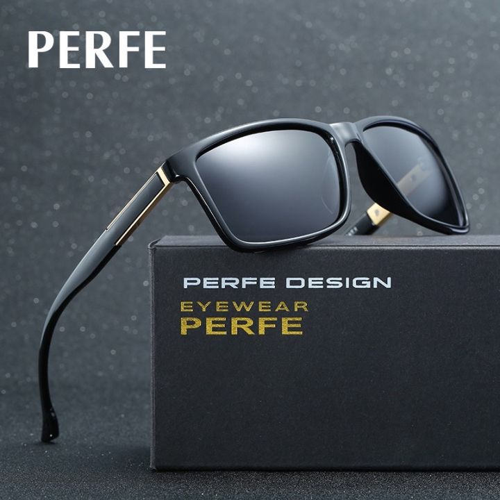 ขายดี-แถมกล่อง-เชือก-perfe-แว่นตากันแดด-ของแท้-แว่นกันแดด-สินค้าส่งจากไทย-tr90-rerfe-pe305