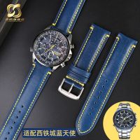 Suitable for Citizen Strap Blue Angel First Generation AT8020 JY8078 Second Generation Air Eagle Leather 22 23mm