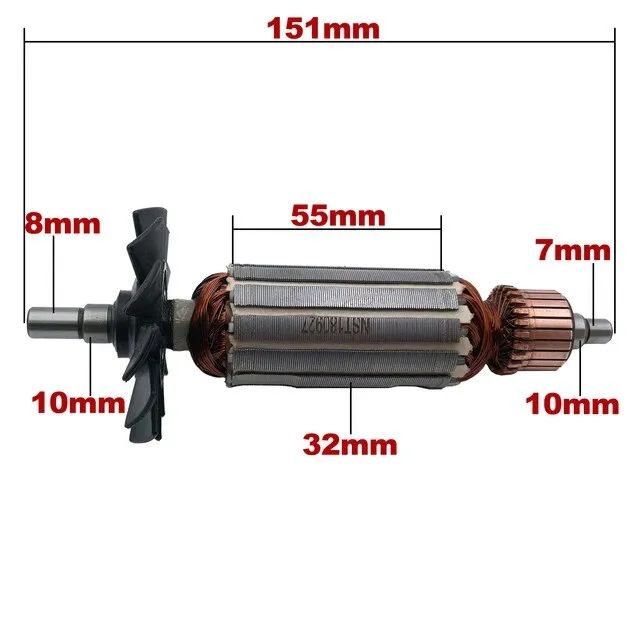 Ac220v-240v Armature Rotor Anchor Replacement For Makita Angle Grinder ...