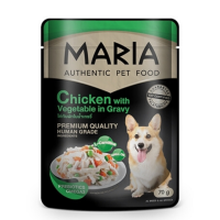 MARIA Dog สูตรไก่และผักในเกรวี่