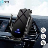 Automatic Clamping Car Wireless Charger Holder 15W Phone Bracket Air Vent Mount Magnetic USB Fast Charging for iPhone 14 13 12 8 Car Chargers