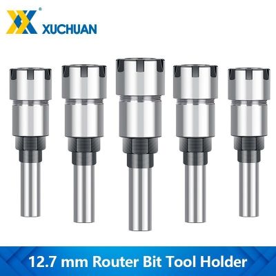 Router Bit Extension Rod 1/2 Shank พร้อม ER20 Spring Collet Chuck Wood Milling Cutter Chuck CNC Machine Milling Tool Holder