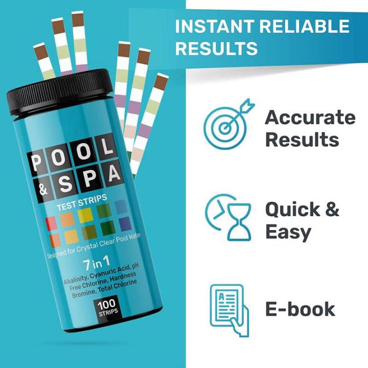 spa-test-strips-pool-kit-for-salt-water-testing-100-strips-pool-and-spa-test-for-ph-water-hardness-test-kit-for-hot-tub-chlorine-inspection-tools