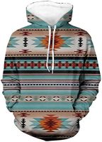 SEANATIVE Unisex Hoddies Polynesian Tribal Pullover Casual Long Shirts Hooded Sweatshirt with Pocket S-6XL