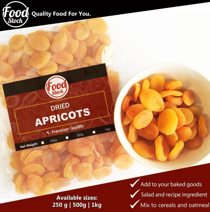 Food Stock Dried Apricots (250g, 500g, 1kg) Lazada PH
