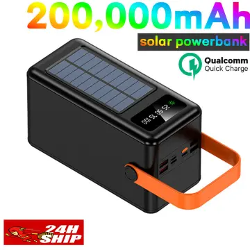 Shop Solar Power Bank 200000 Mah with great discounts and prices