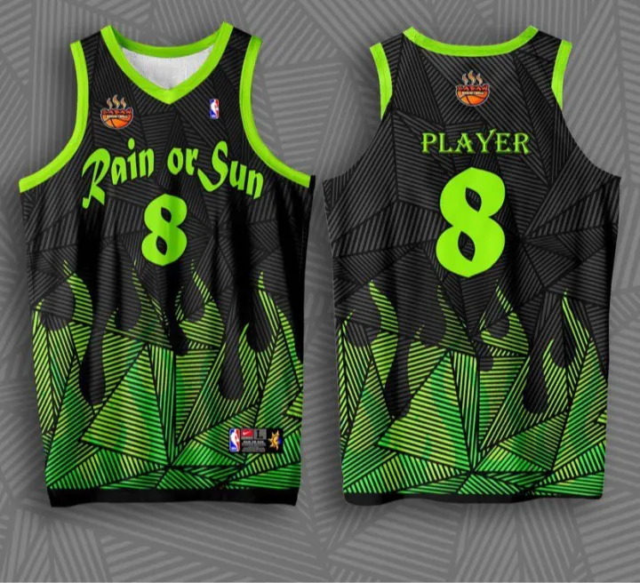 RAIN OR SUN 11 BASKETBALL JERSEY FREE CUSTOMIZE OF NAME AND NUMBER ONLY ...