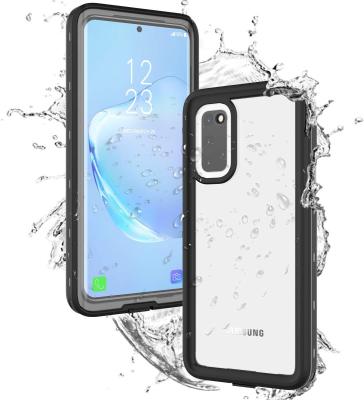เคสกันน้ำสำหรับ Samsung Galaxy S20 อัลตร้า/S20 PLUS/S20 พร้อมตัวป้องกันหน้าจอในตัว, [IP68] การป้องกันร่างกายเต็มรูปแบบใต้น้ำกันกระแทก snowproof ทนทานป้องกันการวางเคส