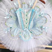 Ballet Tutu Professional Blue Kids Ballet Adulto Contemporary Dance Costumes Balerina Kostum Girls Princess Balet Dress Girl