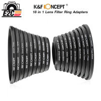 K&amp;F 18 IN 1 LENS FILTER RING ADAPTERS KIT   SKU0629