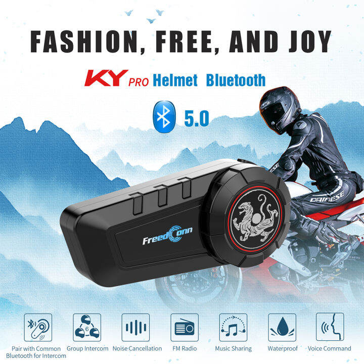 Freedconn KY Pro Motorcycle Bluetooth helmet Headset Motorbike