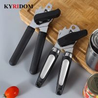 Manual Can Opener Smooth Edge Multifunctional Stainless Steel Handheld Sharp Cutting for Beer/Tin/Bottle