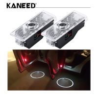 KANEED โลโก้ต้อนรับประตูรถยนต์ LED 2ชิ้นยี่ห้อรถแสงสำหรับบีเอ็มดับบลิวเงา3D