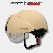 Mũ bảo hiểm nửa đầu SRT kính âm cao cấp