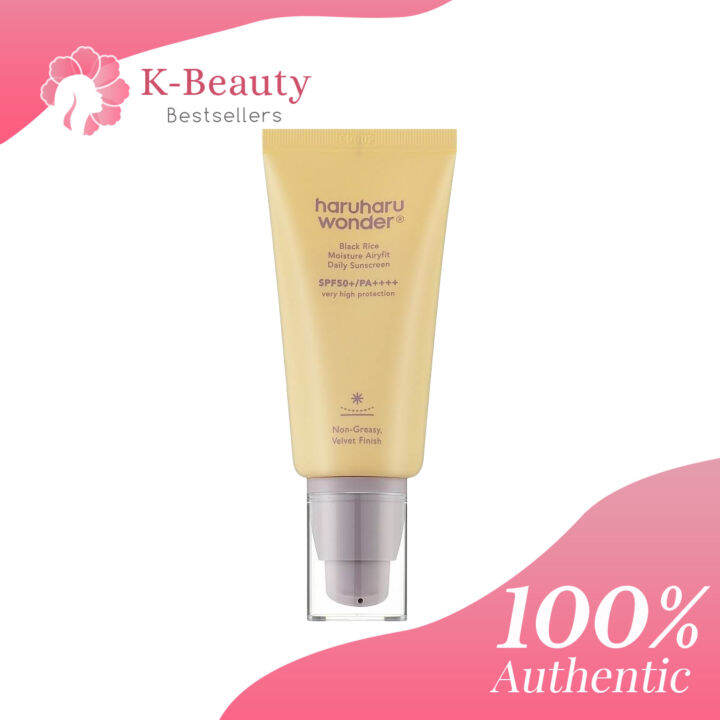 HARUHARU Wonder Black Rice Moisture Airyfit Daily Sunscreen SPF 50 /PA 50ml HARUHARU Wonder Black Rice Moisture Airyfit Daily Sunscreen SPF 50 /PA 50ml