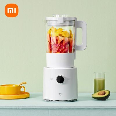 XIAOMI MIJIA เครื่องปั่นไฟฟ้าอัจฉริยะความเร็วสูงเครื่องปั่นน้ำผลไม้เครื่องผสมอาหารเครื่องปั่นอาหารเครื่องปั่นอาหารผนังตัด