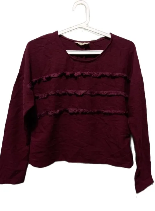 Maroon Long Sleeves | Lazada PH