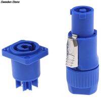 ♕✆₪ High Quality 2pcs/set 3 Pin Neutrik PowerCon Stage Light Power Cable Chassis Panel Plug Audio Connector