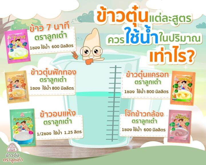 ข้าวตุ๋นตราลูกเต๋า-ข้าวหอมมะลิบดละเอียด-จำนวน-1-ซอง-อาหารเสริมสำหรับเด็ก-6-11-เดือนขึ้นไป-อาหารเด็ก-อาหารเสริมเด็ก-อาหารเด็ก6เดือน