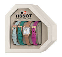 Tissot Lovely Summer Set ทิสโซต์ เลิฟลี่ ซัมเมอร์ เซต T0581093603101 สีโรสโกลด์ แถมสาย 3 เส้น นาฬิกาผู้หญิง