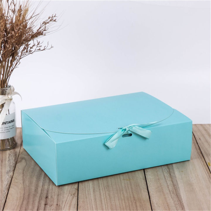กล่องกระดาษแข็งวาเลนไทน์กับคราฟท์วันกระดาษกล่องแพคเกจสีชมพูสีฟ้า