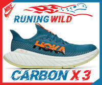 Original H0ka One Carbon X 3 "Blue Coral" Running Shoe (sizes 36-45) * Free size replacement * Running and sports shoes Mens shoes, womens shoes, casual running shoes, qith new LUTH