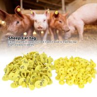 【zw】 ป้ายแท็กติดหูทรงกลม 100 ชิ้นสําหรับ Pig Sheep Cattle