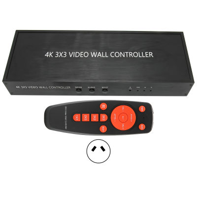 BT88 4K 3x3 HD Multimedia Interface Video Wall Controlle 1080p 3x3 High Definition TV Wall Controller AC100‑240V