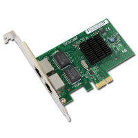 พอร์ตคู่ Gigabit Ethernet อะแดปเตอร์เครือข่าย NIC Broadcom BCM5709ชิปเซ็ต WY5709T