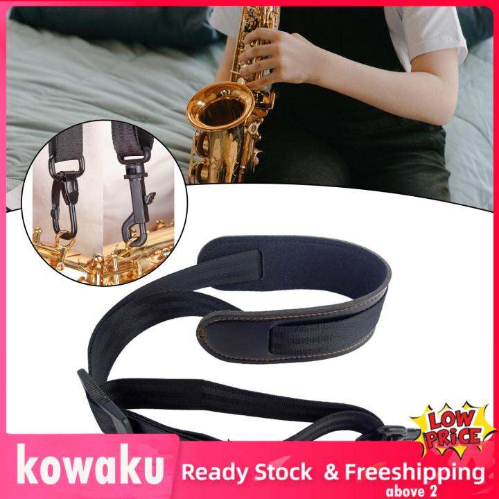 kowaku Saxophone Strap Adjustable Neckband for Music Instrument Alto
