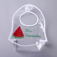 New Baby Bibs Foldable Baby Feeding Cloth Children Baby Apron EVA Waterproof Lunch Transparent Adjustable Feeding Bibs