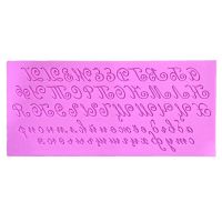 3D Artistic Russian Letter Silicone Cake Fondant DIY Mold Handwriting Alphabet C Bread Cake  Cookie Accessories