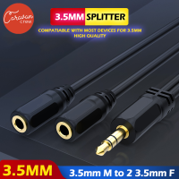 6# Caravan Crew 3.5mm Male to (x2) 3.5mm Cable Adapter