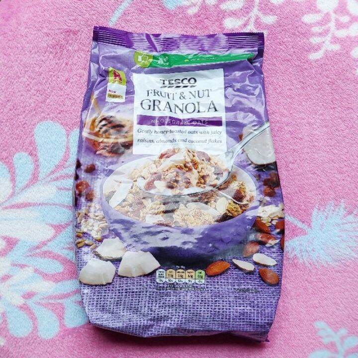 Tesco Fruit Nut Granola 1Kg (Imported from UK) Lazada PH