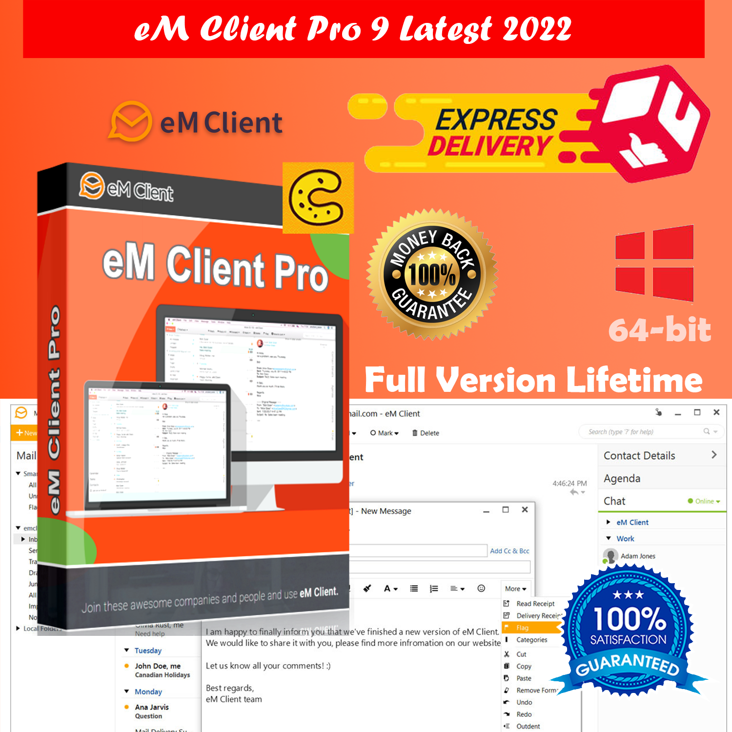 eM Client Pro 9.2.2093.0 instal the new for android