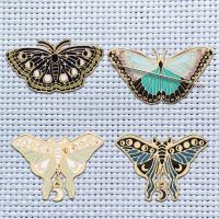 ✟ Butterfly Needle Minder for Cross Stitch Magntic Needle Holder Magnet Embroidery Needlework Accessories