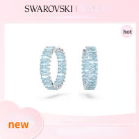 ต่างหู สวารอฟสกี้ MATRIX ขนาดใหญ่สำหรับผู้หญิงพรีเมี่ยม New Swarovski MATRIX Large Ring Earrings Premium Womens Earrings