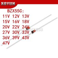 Bzx55c ซีเนอร์ไดโอด100ชิ้น/ล็อต11V 12V 13V 15V 16V 18V 20V 22V 24V 27V 30V 33V 36V 39V 43V 47V 0.5W 500mw Do-35 1/2W