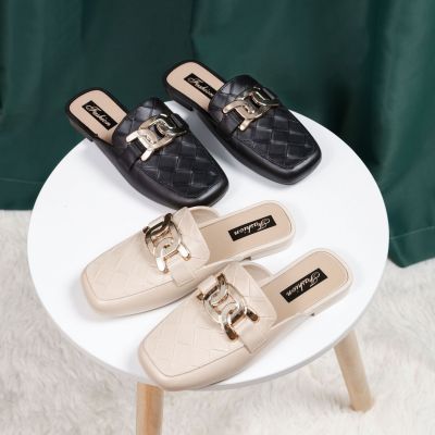 Cross-border half slippers baotou female fashion ins outside a lazy summer sandals and antiskid cool wholesale