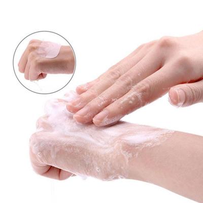 Simple Hand Washing Bath Soap Paper Travel Outdoor Flower Portable Paper Soap Soap Soap Paper Soap N8H1