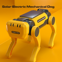 DIY New Quadruped Bionic Smart Robot Dog Toys Stem Solar Electric Mechanical Dog Educational Assembly Science Tech Puzzle Toy