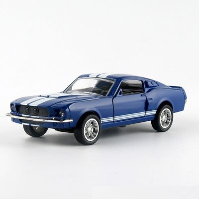 Promotion Simulation 1:32 Alloy Ford Mustang GT Door Opening And Return Function Toy Car Model Children Holiday Gift Collection