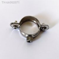 ✣ 2Pcs 304 Stainless Steel Pipe Clamp PPR Water Supply Hanger Clamp Fixing Pipe Bracket PVC Pipe Wall Clamp Hanging Code Card