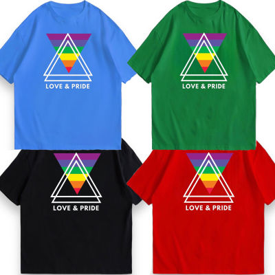 2023เสื้อยืดใหม่👕🛒 เสื้อยืดสกรีน pride month collection ลาย love&amp;pride